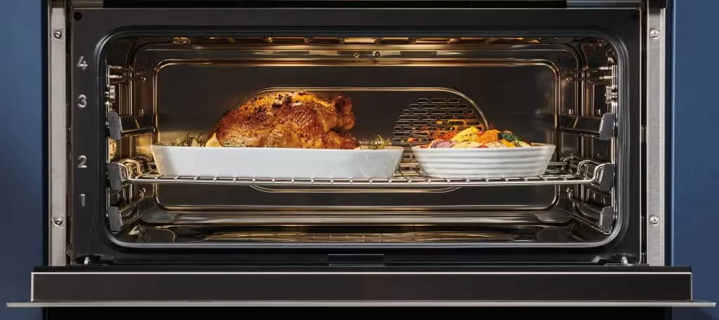 Detalhe de recurso de Série M Transicional Forno a vapor com convecção