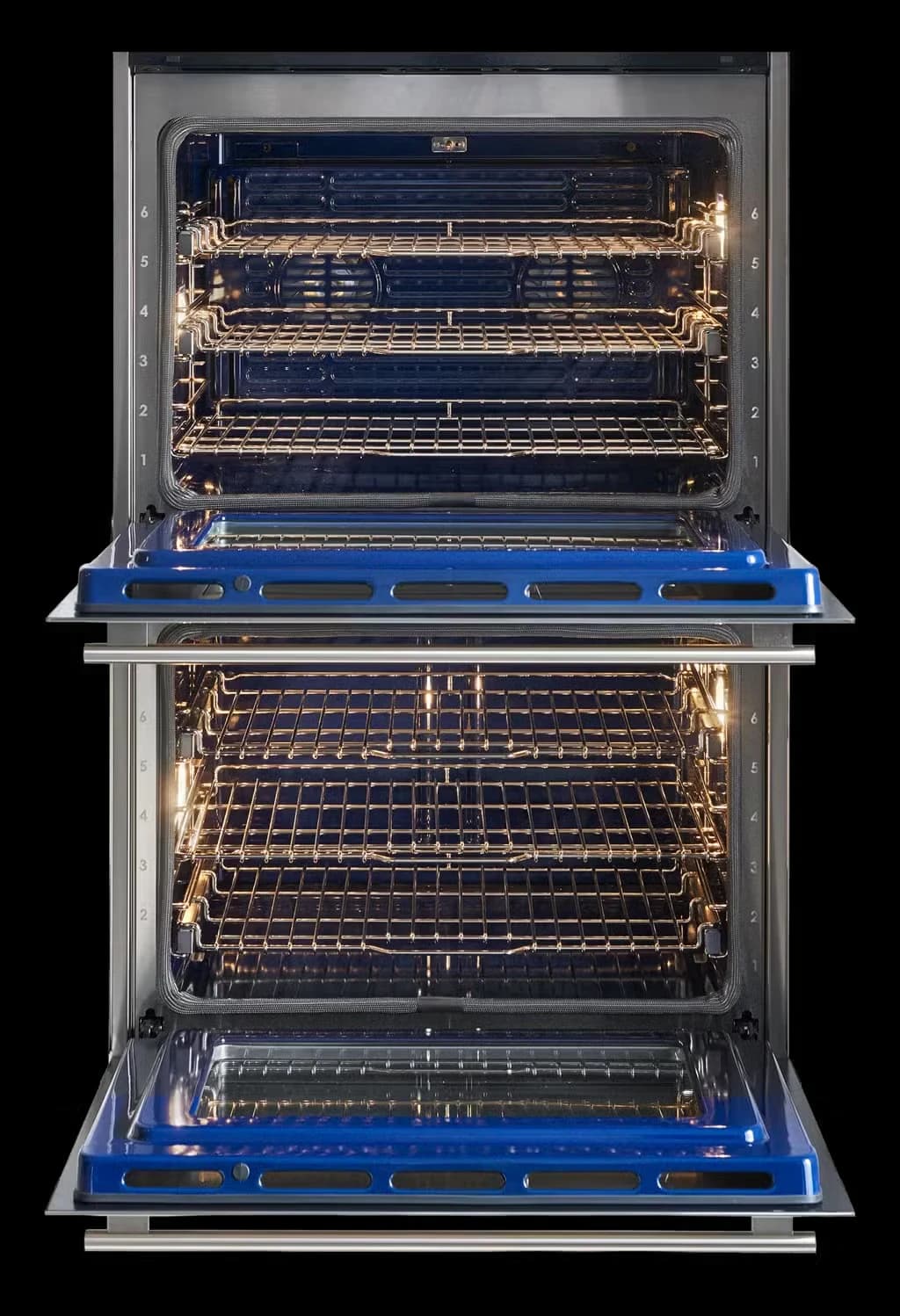 Detalhe de 76,2 cm Série E Transicional Forno duplo de embutir