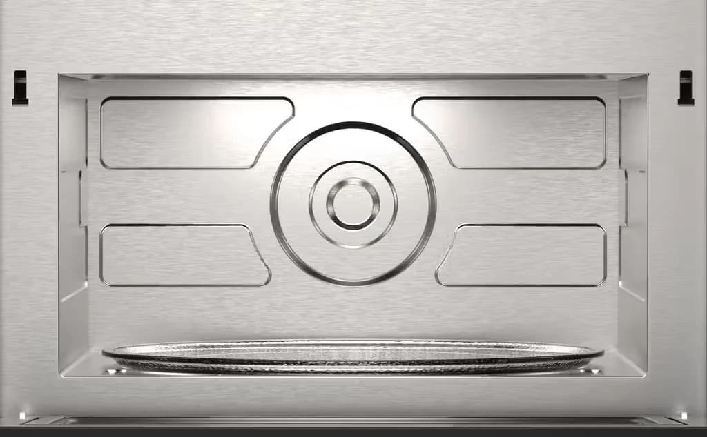 Detalhe de 76,2 cm Série E Profissional Forno de micro-ondas com porta basculante