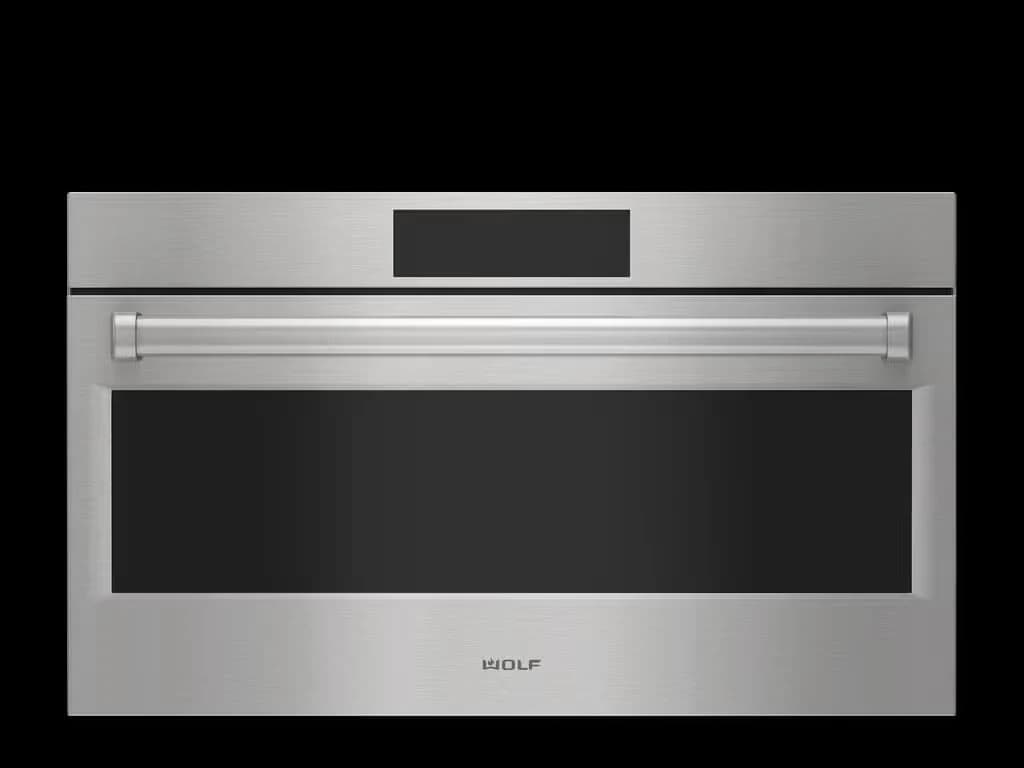 76,2 cm Série E Profissional Forno de micro-ondas com porta basculante