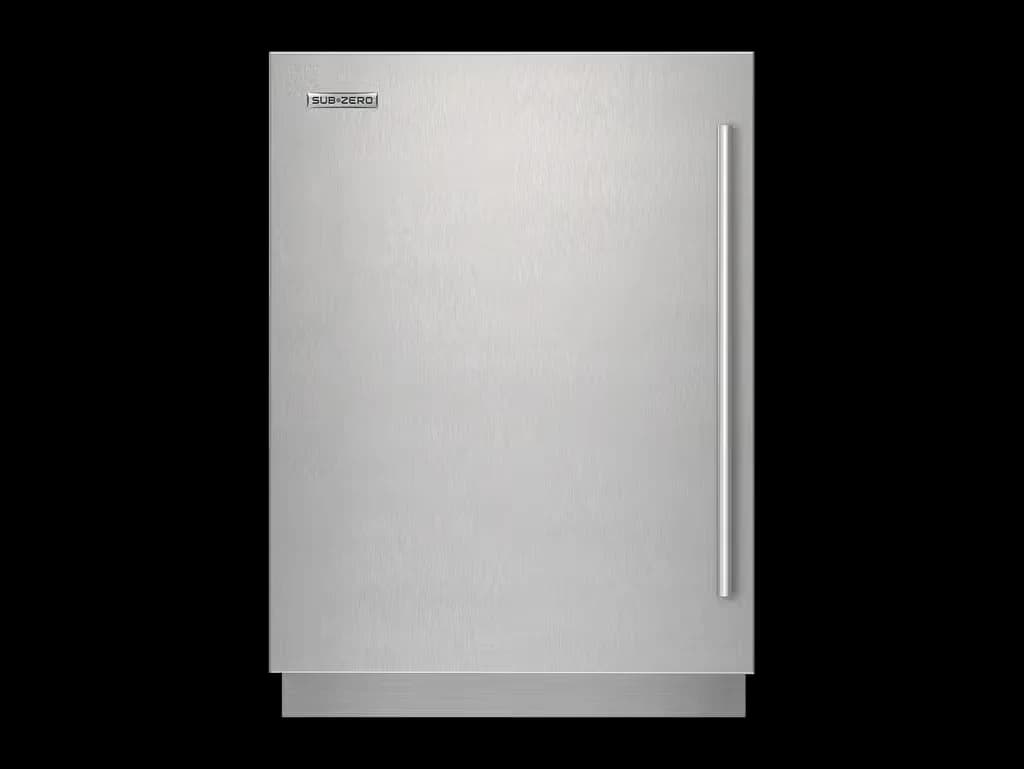 61 cm Designer Sob bancada Refrigerador/Freezer com Máquina de gelo – Pronto para painel