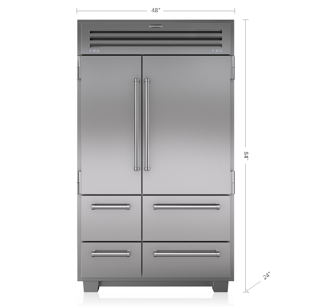 Refrigerador SubZero SidebySide PRO 48 SubZero Wolf Cove